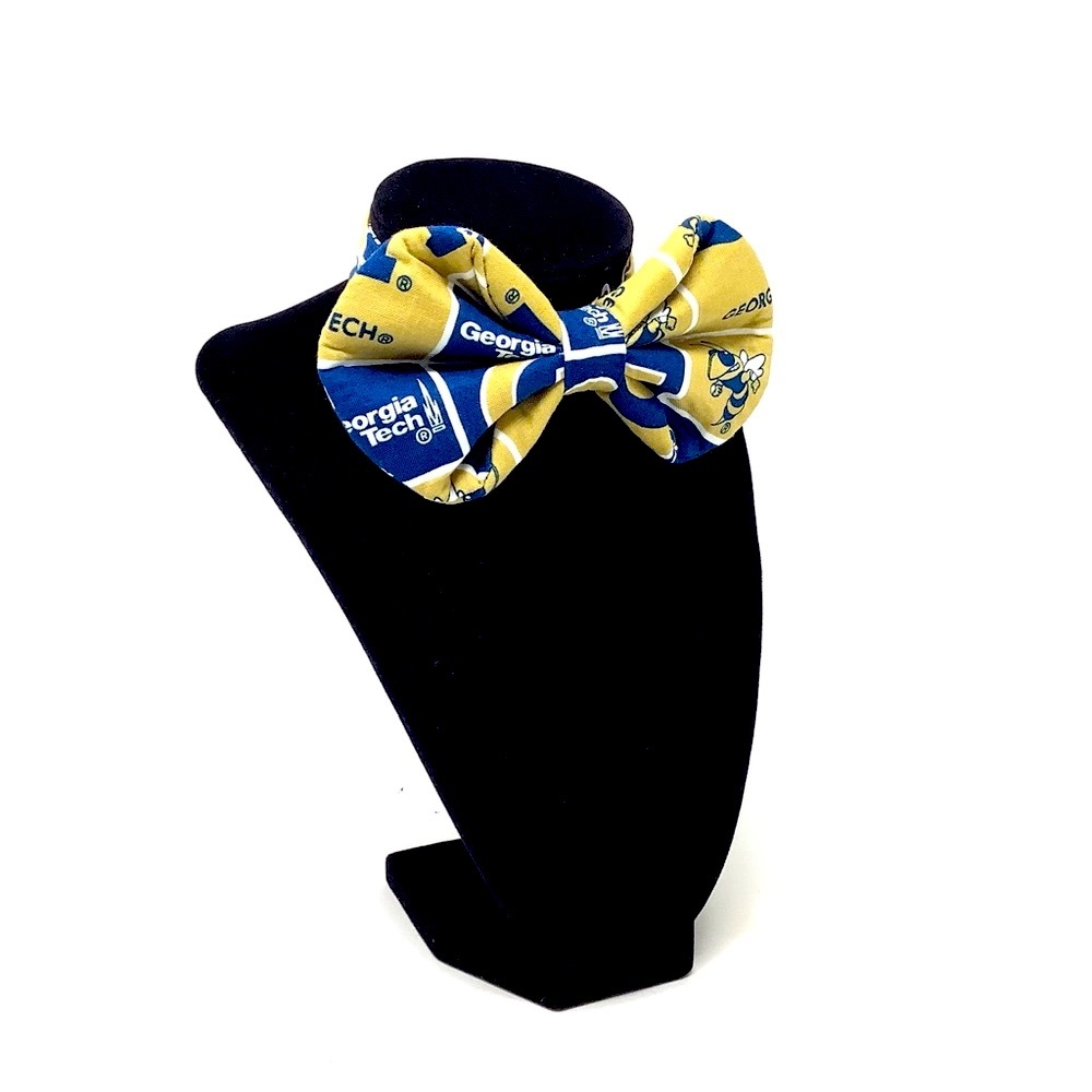 Georgia Tech University Handcrafted Bow Tie - 02